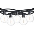 Bulbrite 14-foot String Light Kit with Clear Shatter Resistant Globe G16 LED Light Bulbs, 2PK 862815